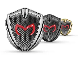 Mazda Auto Logo Abzeichen Tuning Stil Glänzendes Metall